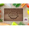 Personalized Cutting Board, Wedding Gift, Laser engraved cutting board
