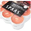 Spaas 30 Scented Tealights in Flatpack, ± 4.5 Hours, Apple Cinnamon, Ginger Orange