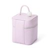 Francfranc French Wave Shape Vanity Pouch, Small, light purple