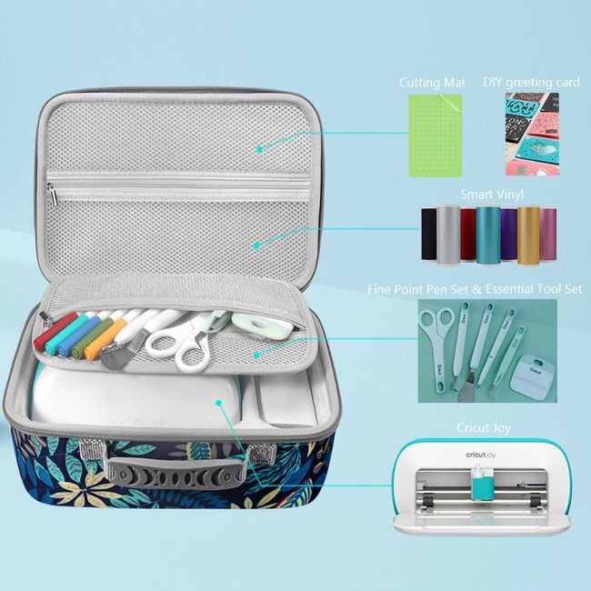 Protective Case for Cricut Joy Machine & Accessories Portable Storage Bag  Carrying Case(Green) 
