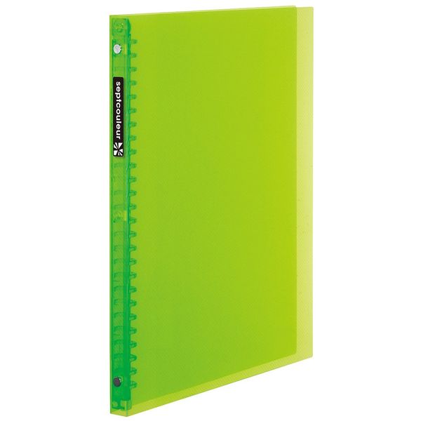 Maruman F007B-03 Loose Leaf Binder, B5, Septocrulle, 26 Holes, Green