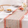 furn. Anemone Peaches Indoor/Outdoor Table Runner - Multi - 220 x 35cm