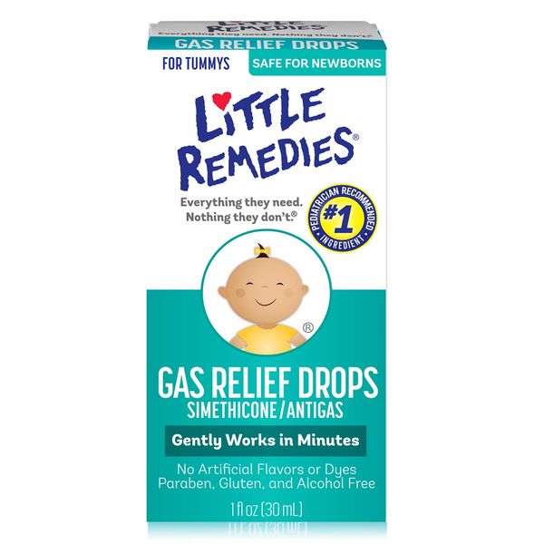 Little Remedies Gas Relief Drops | Natural Berry Flavor | 1 oz. | Pack of 1 | Gently Works in Minutes | Safe for Newborns