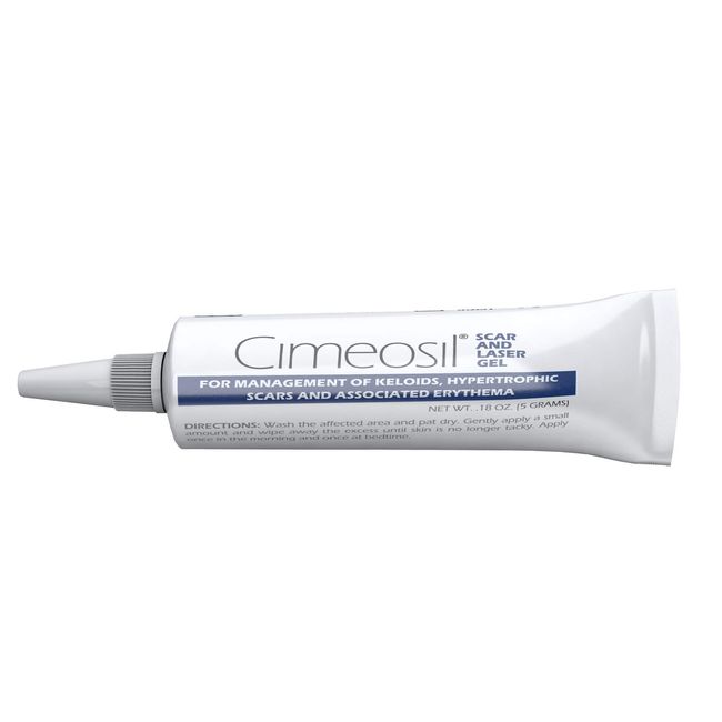 Cimeosil Scar and Laser Gel - Treatment For Keloid & Hypertrophic Scars, Laser & Burns, Reduces Redness, Discoloration & Discomfort (5 Gram)