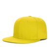 Boolavard Infants to Toddlers Plain Textured Snapback Cap with Flat Peak, yellow