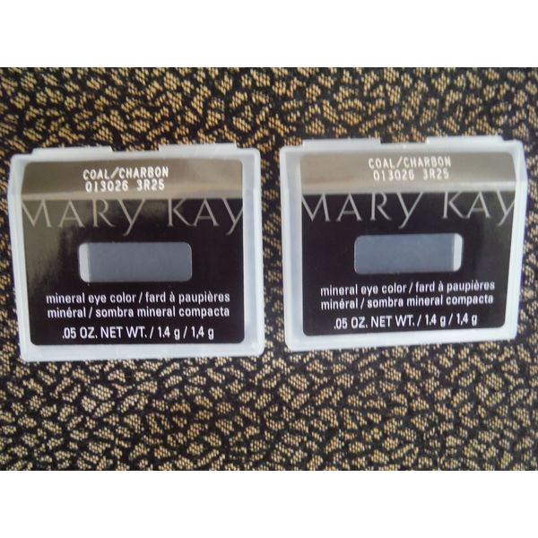 TWO(2) MARY KAY MINERAL EYE COLOR~~COAL~~B