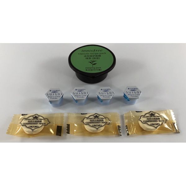 Capsule Recipe Pack Innisfree + Suisai Beauty Powder + Compressed Face Mask