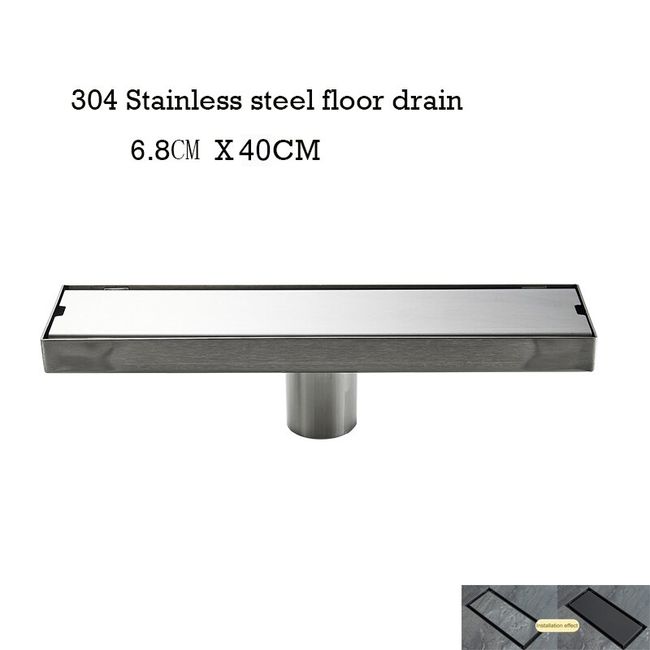 Odor-resistant Floor Drain Cover 60 /80 /100 /120cm Rectangle