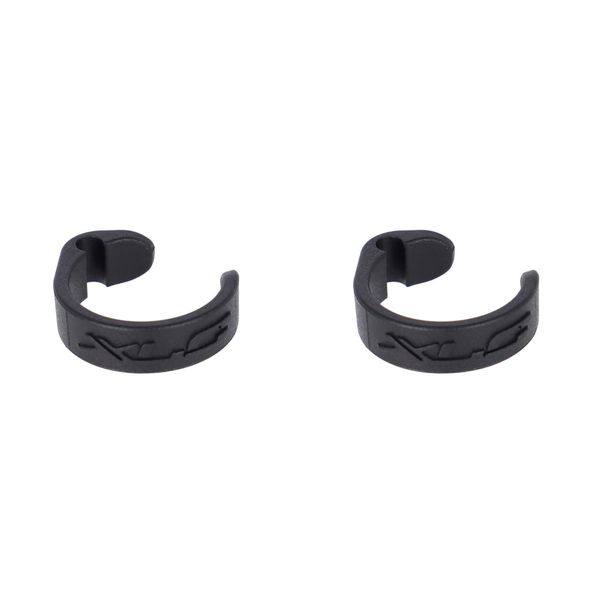XLC Kabelklemme BR-X117, schwarz (2er Pack)