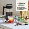 Takeya 2qt Black Cold Brew Coffee Maker Airtight Durable Coffee Pitcher