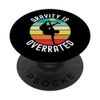 Ultimate Frisbee Retro Player Men Gravity Flying Disc Throw PopSockets Swappable PopGrip