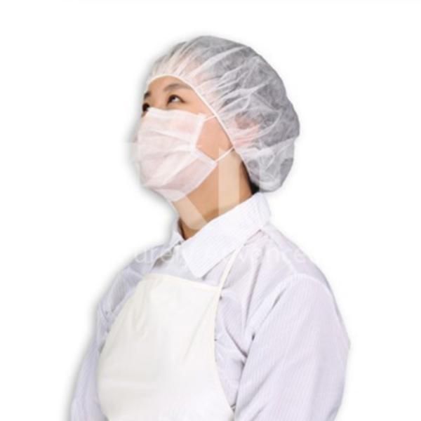 Wicheonil Disposable Non-Woven Head Cap 30G 100 Pieces Restaurant Hairnet Field Hair Cap