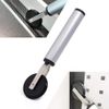Single Wheel Rubber Seam Roller Car Detailing Tool Vinyl Wrap Applicator for Details Riding Edge-Lines Contour Squeegee Screen Rolling, Portable Handle Soft Rubber Roller for Window Tint Installing