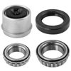 Two (2) 5x4.5 Replacement Idler Hub Spindle Kit Stub End Trailer Axle 3500# #84