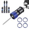 WORKPRO Drywall Screw Setter/Extractor Impact Bit Holder S2 Steel