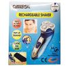 Omega Rechargeable Shaver With Triple Action Blades.
