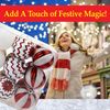 VFM - Red & White 6 cm Baubles Candy Cane (24 Pack) - Christmas Tree Decorations