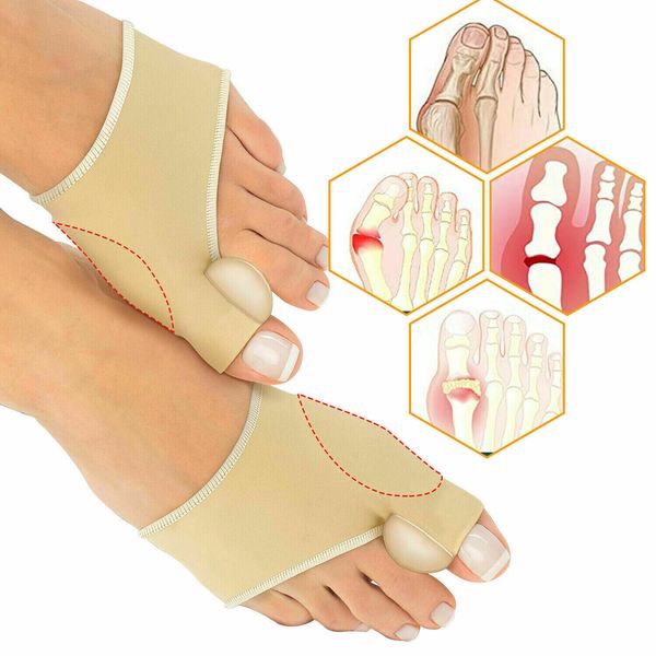 Toe Separator Hallux Valgus Bunion Corrector Orthotics Feet Pain Relief Sleeve