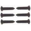 The Stop Shop 1982-1992 Black Sunvisor Support Screw Set-6 Pieces