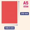 10 Colours, A5 120gsm Coloured Art Paper, 100 Sheets
