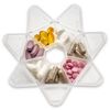 MEDca Weekly Pill Organizer Clear 7-Sided Pill Reminder, Round Shaped