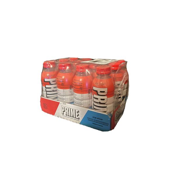 PRIME Hydration Drink - Ice Pop - 12 Pack - NEW Logan Paul/KSI