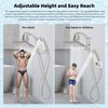 Metal 10'' Filtered Rainfall Shower Head with Handheld Combo, High Pressure Show