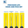 Rotation Precision Hook and Pick Set for Automotive | 4-Piece Hand Tools | Blue