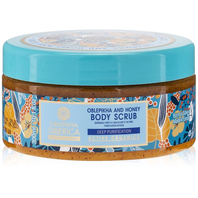 Sea Buckthorn and Honey Body Scrub, 300 Ml (Natura Siberica)