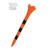 PRIDE GOLF TEE Standard Striped, Citrus Orange