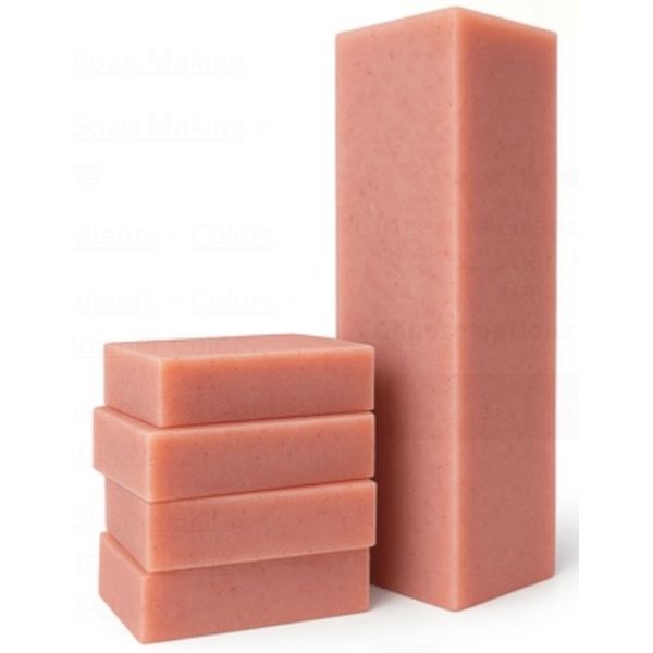 (3 Bar Bundle) Peach Tea Scrub - All Natural (Certified Organic) Bar Soap