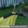 VILLEY Hammock Tent Rain Fly, Octagonal Waterproof Camping Tarp Green