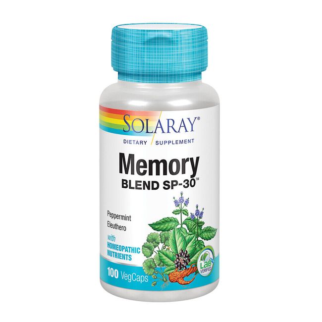 Solaray Memory Blend SP-30 | 100 VegCaps