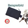Mini-Börse - EKG-Linie - Herz - blau/rot