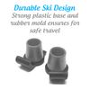 Deal: 2 Pairs Top Glides DuraSki Heavy Duty Walker Ski Glides for 1 1/8 Inch Tubes