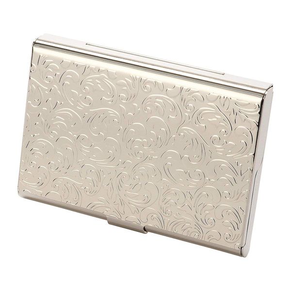 arabesukuka-doke-su Nickel Business Card Holder (1 – 49429 – 61)