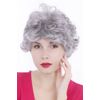 ELEGANT Lady WIG elderly Dame grey curl Granny GOLDEN YEARS GFW513-51