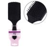 Plastic Paddle Brush 11 Row Nylon Bristle with Rubber Tips (812-10)