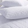 AmigoZone Quilted Fitted Mattress Protector Pad Zipped Pillow Protector - Pillow Pair Protector