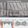 WILLBOND 3 Pieces Bowknot Hair Bands Makeup Headbands Bow Hair Wrap Towel Coral Fleece Cosmetic Hairband Sports Bath Shower Hairbands for Women Girls