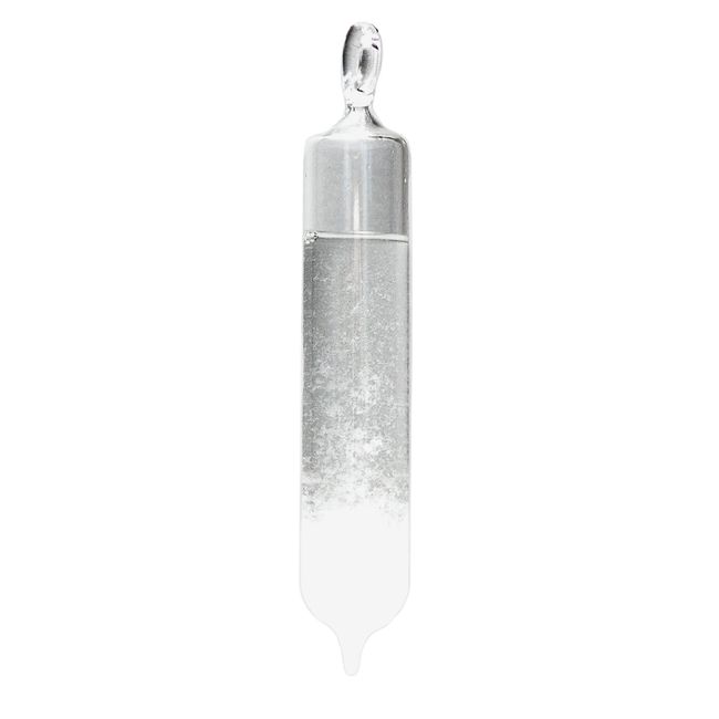 Glassic Gifts 5" Hanging Fitzroy Storm Glass Ornament