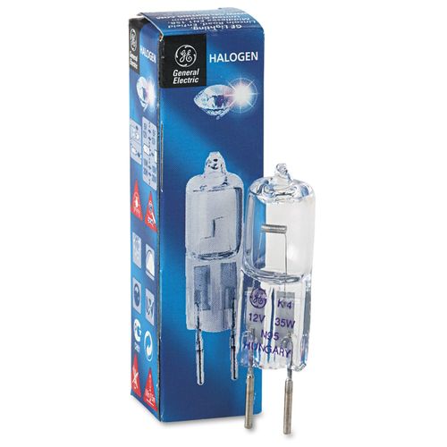 GE 34708 General Use Bi-Pin Halogen Bulb, 35 Watts