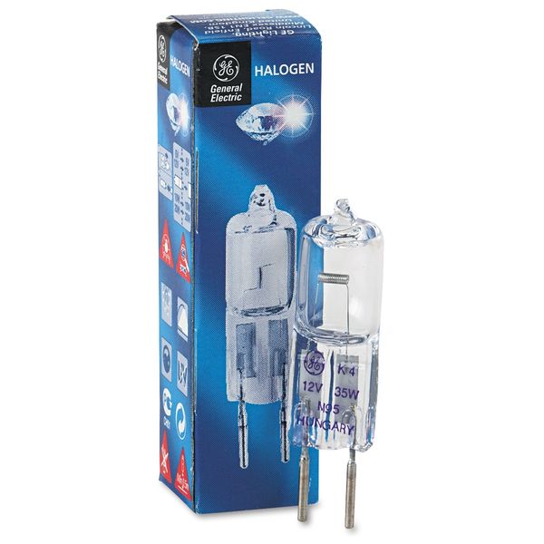 GE 34708 General Use Bi-Pin Halogen Bulb, 35 Watts