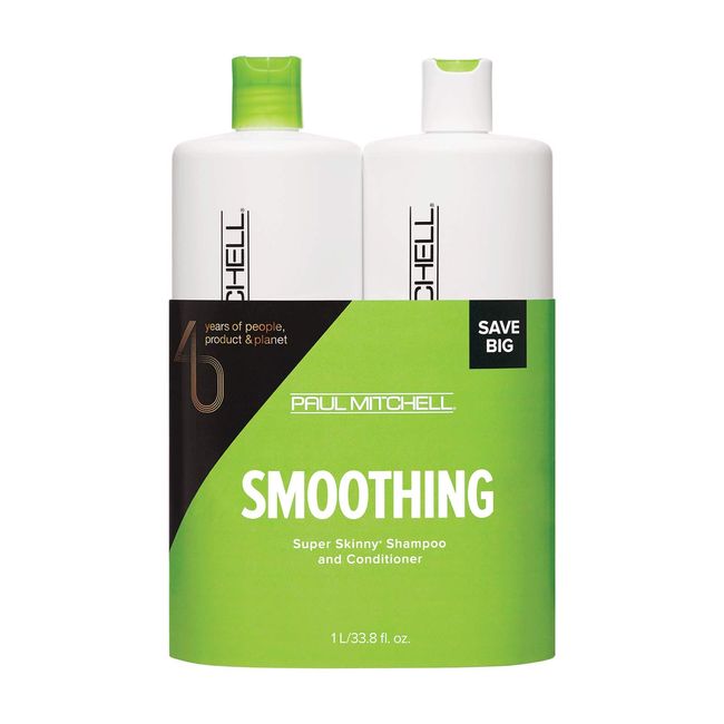 Paul Mitchell Super Skinny Smoothing Liter Duo