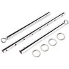 EXREIZST Silver one bar with Black Two Straps kit