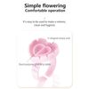 Eyelash Extension Glue Ring 100PCS Disposable Eyelash Ring Heart-shaped PINK