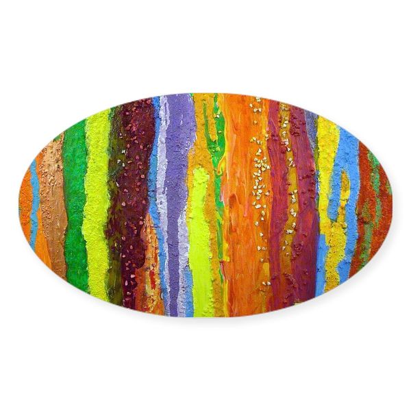 CafePress Paint Colors Sticker Sticker (Oval 50 pk)
