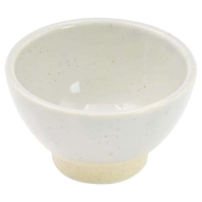 Mino Ware YUKURI 8331 Rice Bowl, Microwave Safe, Dishwasher Safe, Made in Japan, Natural White