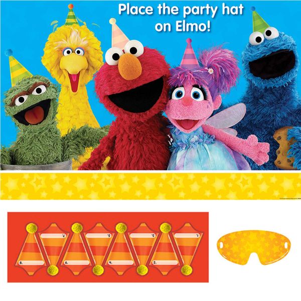 Amscan 271672 Party Game | Sesame Street Collection, Multicolor, One Size