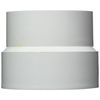 Genova Products 71544 Sewer Pipe Adapter Couplings, 4" x 4"